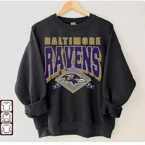 Retro Baltimore Ravens Football Sweatshirt
